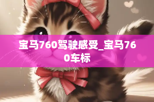 宝马760驾驶感受_宝马760车标