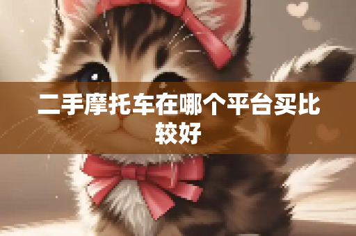 二手摩托车在哪个平台买比较好