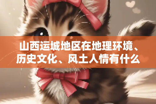 山西运城地区在地理环境、历史文化、风土人情有什么特色？