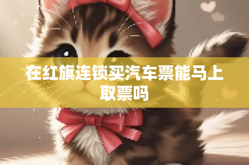 在红旗连锁买汽车票能马上取票吗