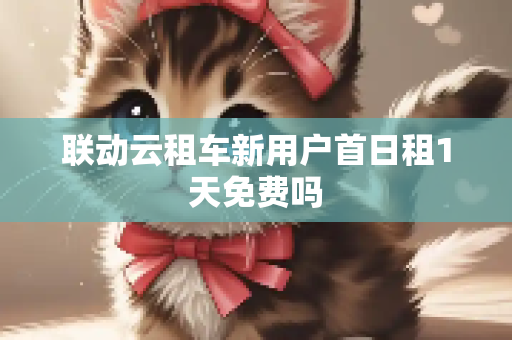 联动云租车新用户首日租1天免费吗