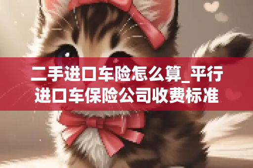 二手进口车险怎么算_平行进口车保险公司收费标准