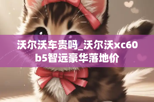 沃尔沃车贵吗_沃尔沃xc60b5智远豪华落地价