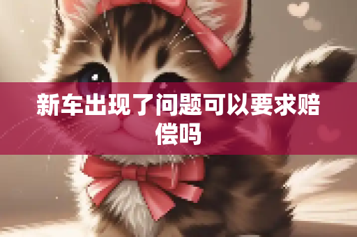 新车出现了问题可以要求赔偿吗