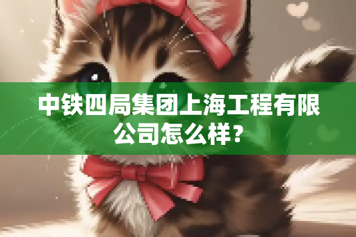 中铁四局集团上海工程有限公司怎么样？