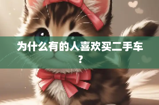为什么有的人喜欢买二手车？