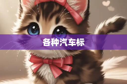 各种汽车标