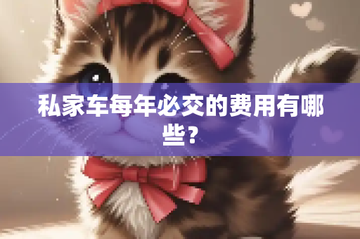 私家车每年必交的费用有哪些？