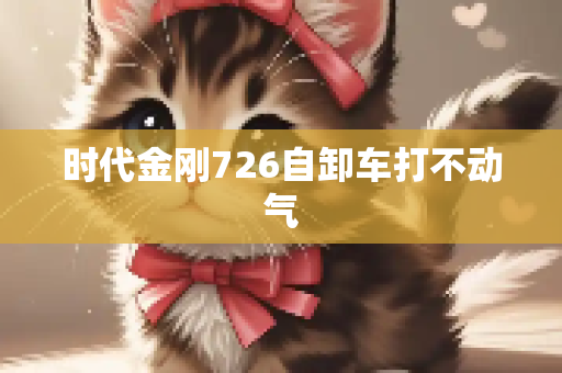 时代金刚726自卸车打不动气