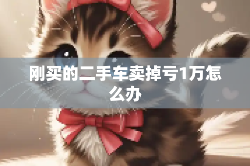 刚买的二手车卖掉亏1万怎么办