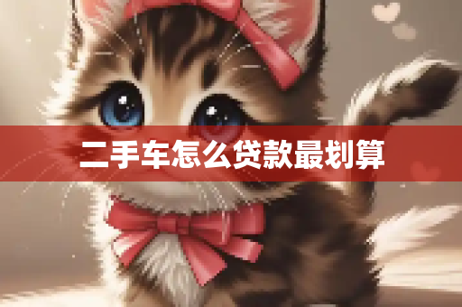 二手车怎么贷款最划算