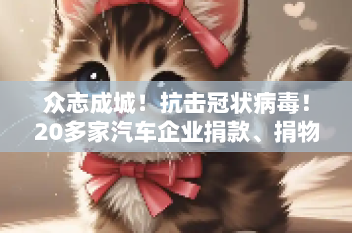 众志成城！抗击冠状病毒！20多家汽车企业捐款、捐物