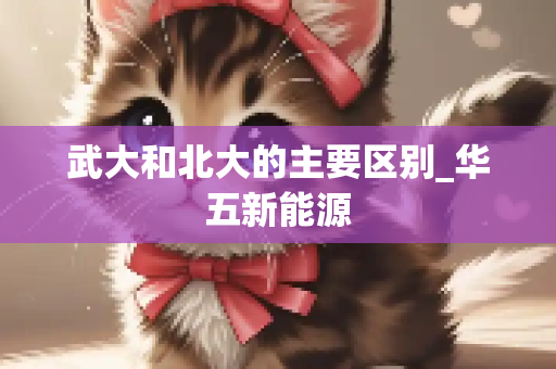 武大和北大的主要区别_华五新能源
