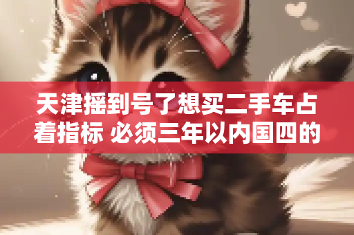 天津摇到号了想买二手车占着指标 必须三年以内国四的车才可以么