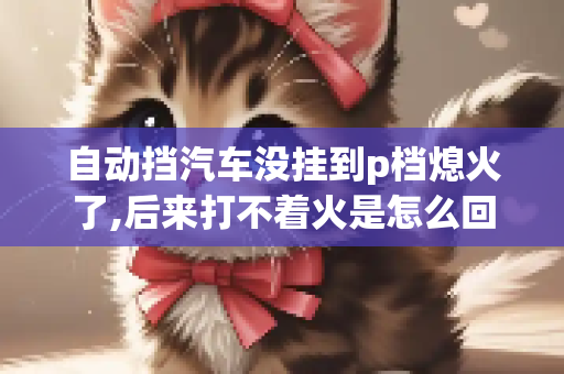 自动挡汽车没挂到p档熄火了,后来打不着火是怎么回事