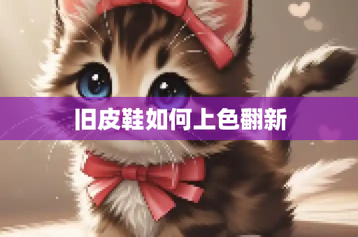 旧皮鞋如何上色翻新