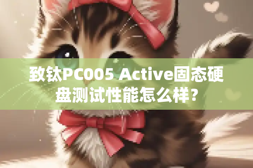 致钛PC005 Active固态硬盘测试性能怎么样？