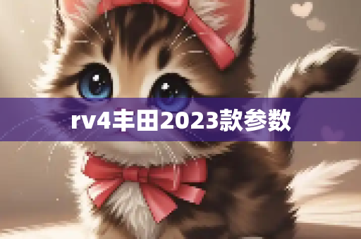 rv4丰田2023款参数