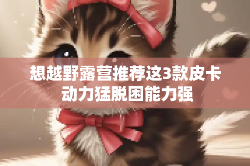 想越野露营推荐这3款皮卡 动力猛脱困能力强