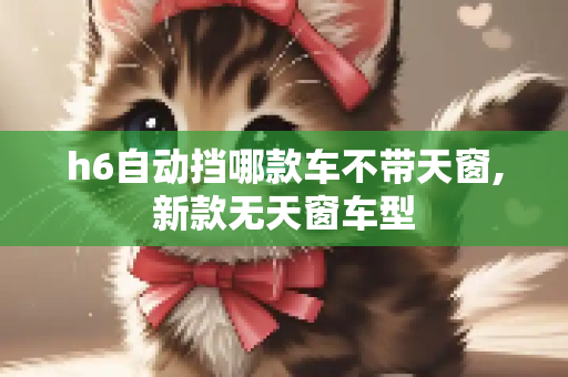 h6自动挡哪款车不带天窗,新款无天窗车型