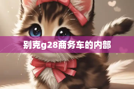 别克g28商务车的内部