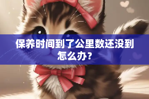 保养时间到了公里数还没到怎么办？