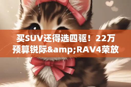 买SUV还得选四驱！22万预算锐际&RAV4荣放该如何选择？