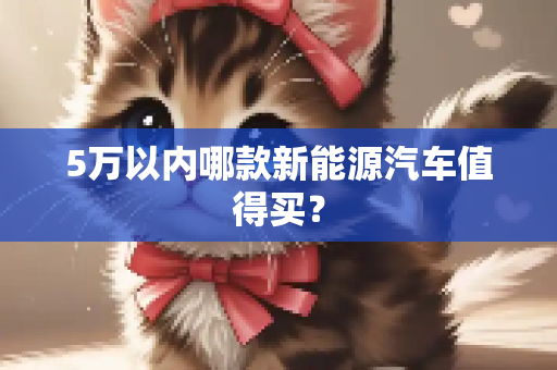 5万以内哪款新能源汽车值得买？