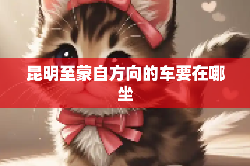 昆明至蒙自方向的车要在哪坐