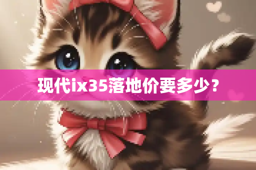 现代ix35落地价要多少？