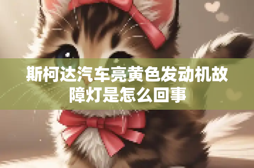 斯柯达汽车亮黄色发动机故障灯是怎么回事