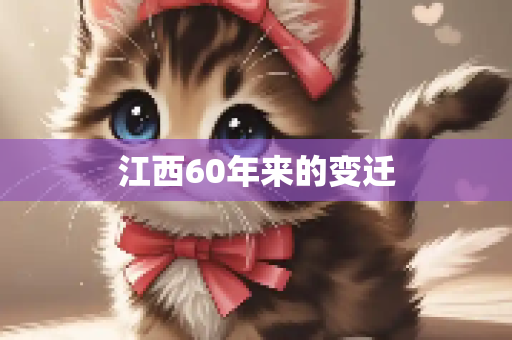 江西60年来的变迁