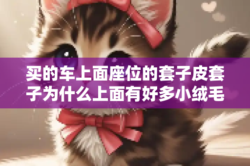 买的车上面座位的套子皮套子为什么上面有好多小绒毛应该怎么样去除