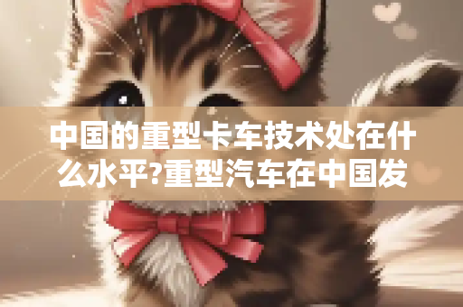 中国的重型卡车技术处在什么水平?重型汽车在中国发展了也有几十年了 ！在技术·安全方面有进展没有？