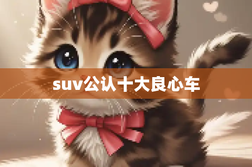 suv公认十大良心车