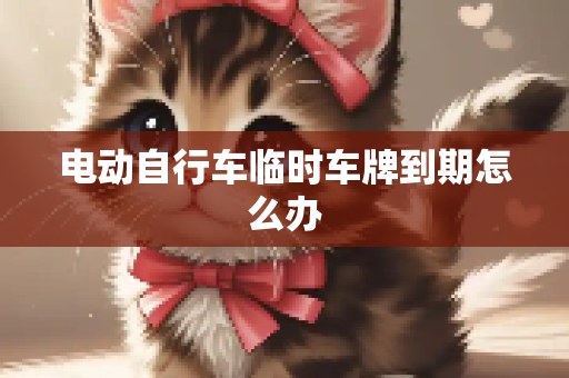电动自行车临时车牌到期怎么办
