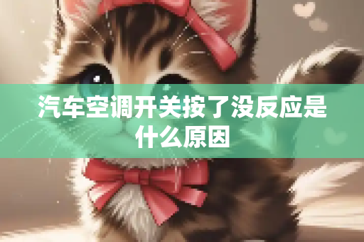 汽车空调开关按了没反应是什么原因
