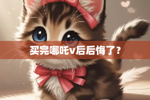 买完哪吒v后后悔了？