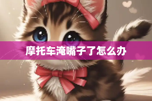 摩托车淹嘴子了怎么办