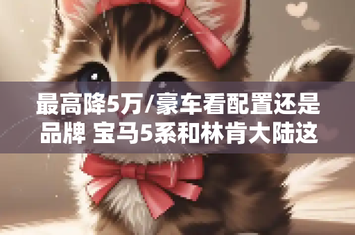 最高降5万/豪车看配置还是品牌 宝马5系和林肯大陆这样选