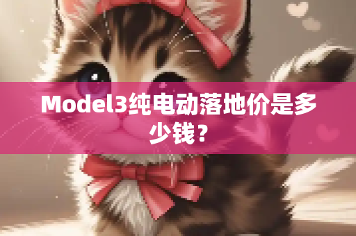 Model3纯电动落地价是多少钱？