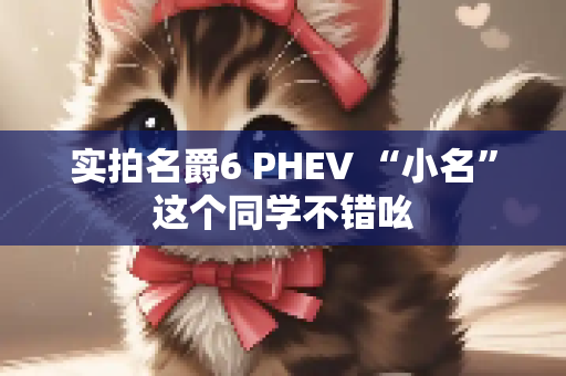 实拍名爵6 PHEV “小名”这个同学不错吆