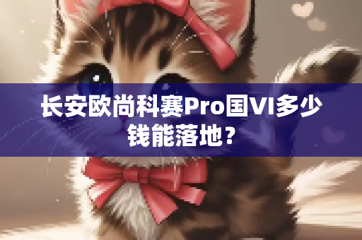 长安欧尚科赛Pro国VI多少钱能落地？