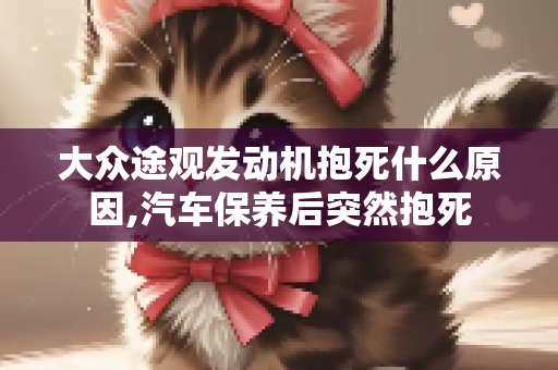大众途观发动机抱死什么原因,汽车保养后突然抱死