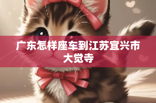 广东怎样座车到江苏宜兴市大觉寺