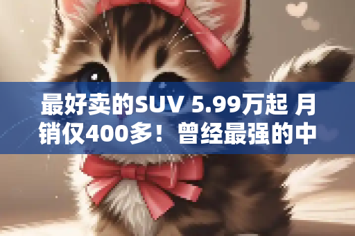 最好卖的SUV 5.99万起 月销仅400多！曾经最强的中国大牌怎么了？