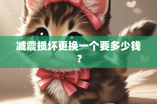 减震损坏更换一个要多少钱？