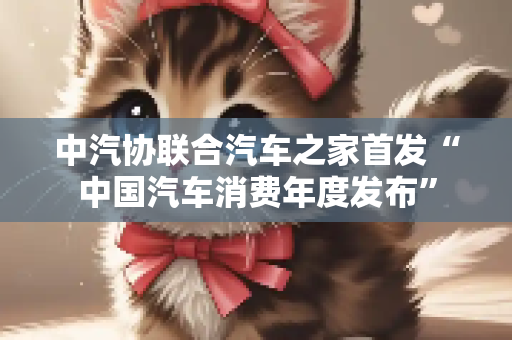 中汽协联合汽车之家首发“中国汽车消费年度发布”