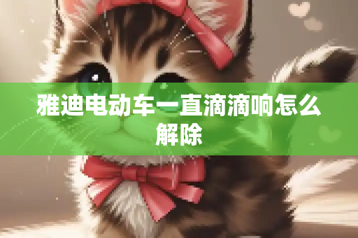 雅迪电动车一直滴滴响怎么解除