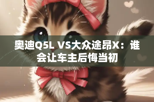 奥迪Q5L VS大众途昂X：谁会让车主后悔当初